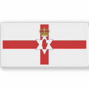 Pegatina Bandera de Irlanda del Norte (1953-1972)