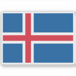 Pegatina Bandera de Islandia