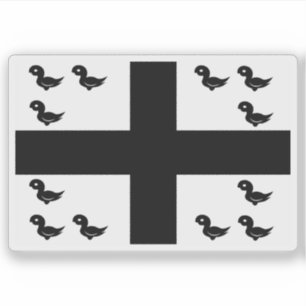 Pegatina Bandera de Izegem, Bélgica