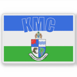 Pegatina Bandera de Kanifing, República de Gambia
