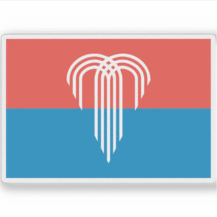 Pegatina Bandera de Kansas City, Misuri, Estados Unidos