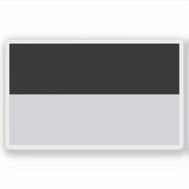 Pegatina Bandera de Kempten, Alemania (Anverso)