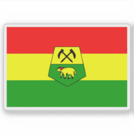 Pegatina Bandera de Khouribga, Marruecos