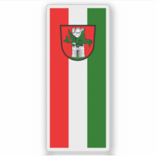 Pegatina Bandera de Klagenfurt am Wörthersee, Austria