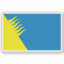 Pegatina Bandera de Kohtla-Järve, Estonia