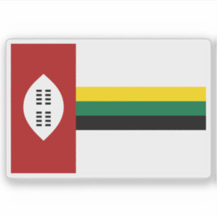 Pegatina Bandera de KwaZulu (1977-1985), Rep. de Sudáfrica