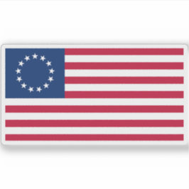 Pegatina Bandera de la bandera de los Estados Unidos-Betsy 