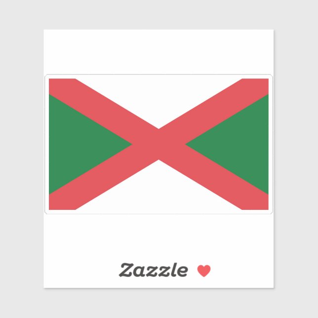 Pegatina Bandera de la ciudad de Bexhill en el mar (Hoja)