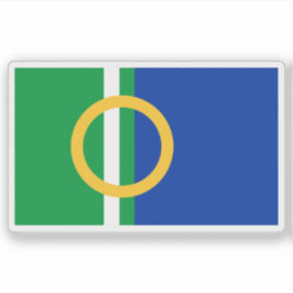Pegatina Bandera de la ciudad de Calne, Inglaterra