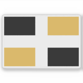 Pegatina Bandera de la ciudad de Lévis, Quebec, Canadá