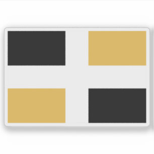 Pegatina Bandera de la ciudad de Lévis, Quebec, Canadá