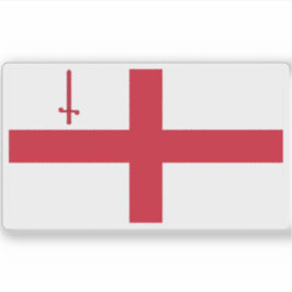 Pegatina Bandera de la ciudad de Londres