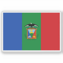 Pegatina Bandera de la ciudad de Moquegua, Perú