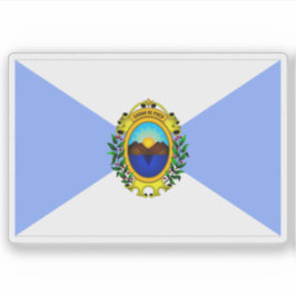 Pegatina Bandera de la ciudad de Pisco, Perú