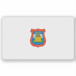 Pegatina Bandera de la ciudad de Puebla de Zaragoza, México