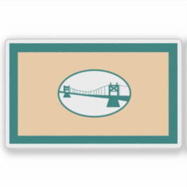 Pegatina Bandera de la ciudad de San Ignacio, Belice