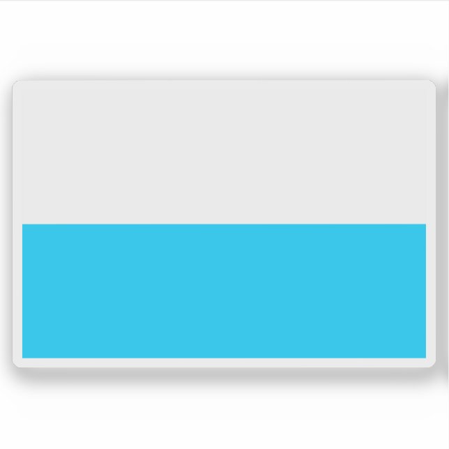 Pegatina Bandera de la ciudad de Santa Marta, Belice (Anverso)