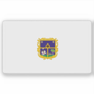 Pegatina Bandera de la ciudad de Santiago de Querétaro, Méx