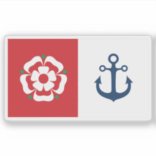 Pegatina Bandera de la ciudad de Southampton, Inglaterra