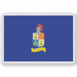 Pegatina Bandera de la ciudad de Tarma, Perú