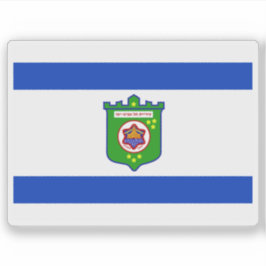 Pegatina Bandera de la ciudad de Tel Aviv, Israel