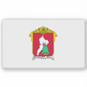 Pegatina Bandera de la ciudad de Toluca de Lerdo, México