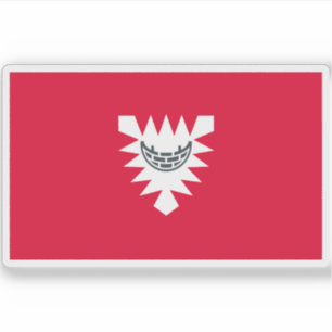 Pegatina Bandera de la ciudad independiente de Kiel