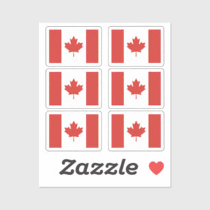 Pegatina Bandera de la colección de Canadá de 6