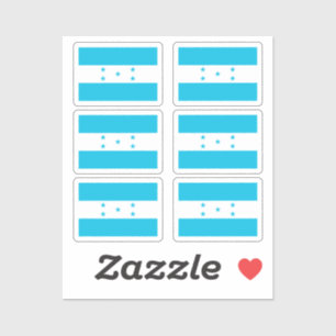 Pegatina Bandera de la colección de Honduras de 6