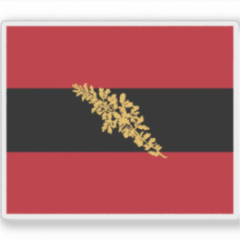 Pegatina Bandera de la Confederación Alemana (1815-48 y 185