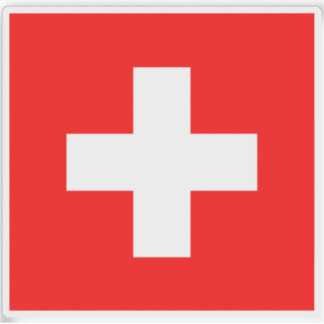 Pegatina Bandera de la Confederación Suiza