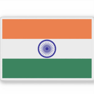 Pegatina Bandera de la India
