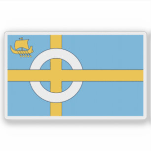 Pegatina Bandera de la Isla de Skye, Escocia