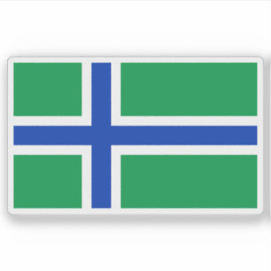 Pegatina Bandera de la isla de South Uist, Escocia