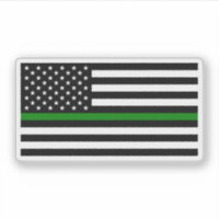 Bandera de la Línea Verde Delgada (Estados Unidos)