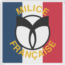 Pegatina Bandera de la milicia colaboracionista francesa