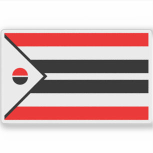 Pegatina Bandera de la nación y tribu de Arapaho, Estados U