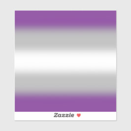 Pegatina Bandera de la Orgullosa Gradiente Grisesexual – Ba