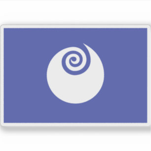 Pegatina Bandera de la prefectura de Ibaraki, Japón