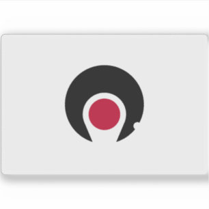 Pegatina Bandera de la prefectura de Kagoshima, Japón