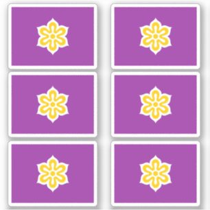 Pegatina Bandera de la prefectura de Kyoto, Japón