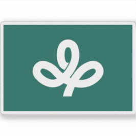 Pegatina Bandera de la prefectura de Miyagi, Japón