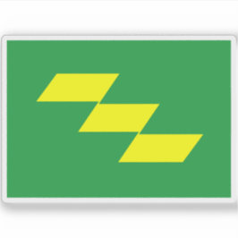 Pegatina Bandera de la prefectura de Miyazaki, Japón