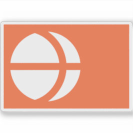 Pegatina Bandera de la prefectura de Nagano, Japón