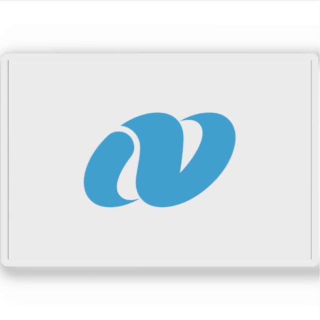 Pegatina Bandera de la prefectura de Nagasaki, Japón (Anverso)