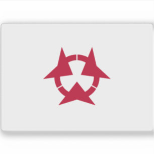 Pegatina Bandera de la Prefectura de Oita