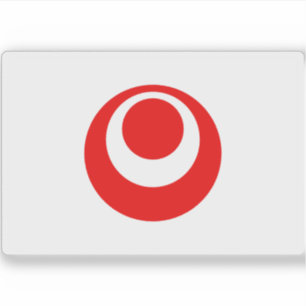 Pegatina Bandera de la prefectura de Okinawa, Japón