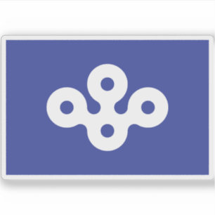 Pegatina Bandera de la Prefectura de Osaka, Japón