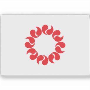 Pegatina Bandera de la prefectura de Saitama, Japón