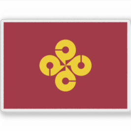 Pegatina Bandera de la prefectura de Shimane, Japón